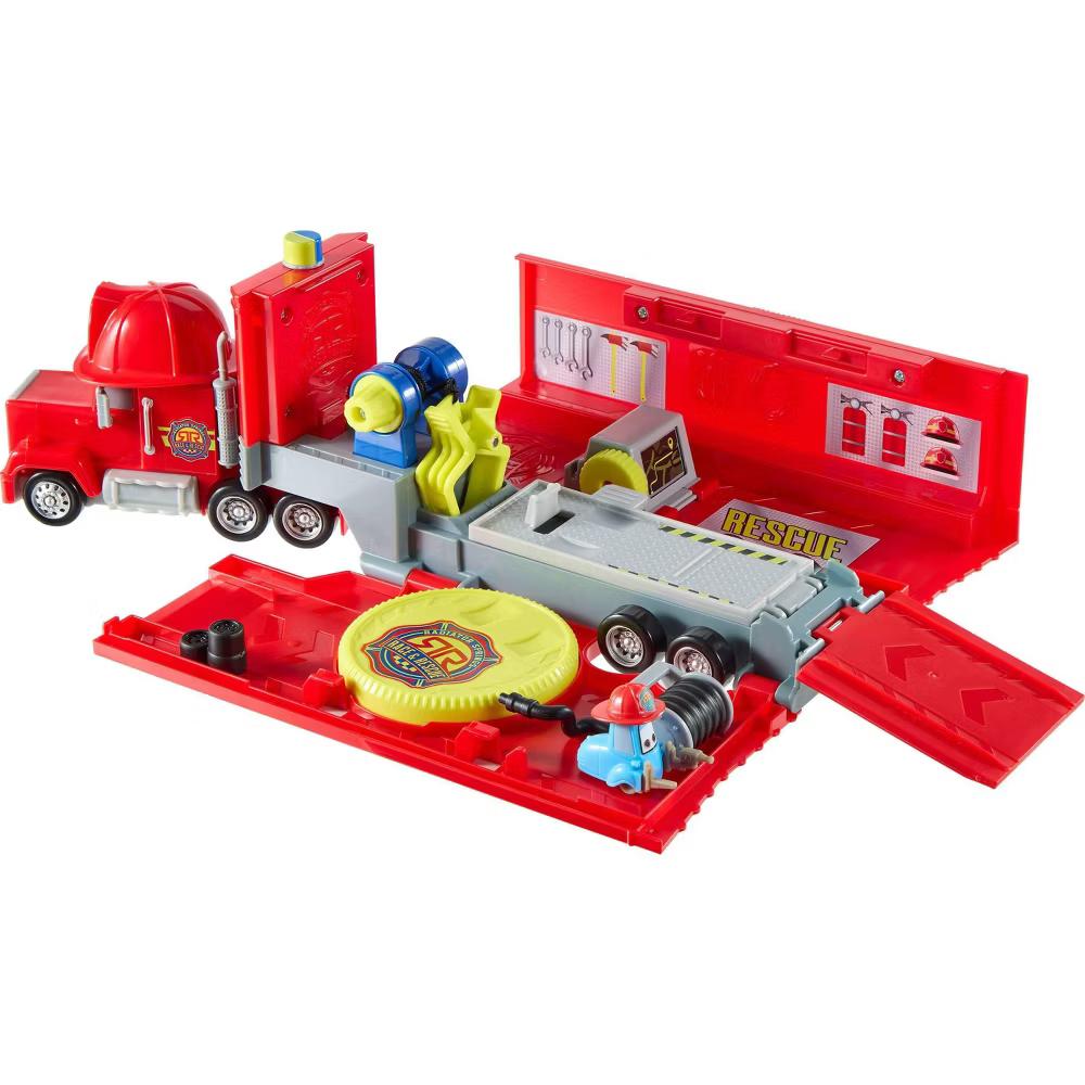 and Pixar Cars Mack Mobile Rescue Repair Center, Large-Scale Truck Transforms into Playset - Image 3