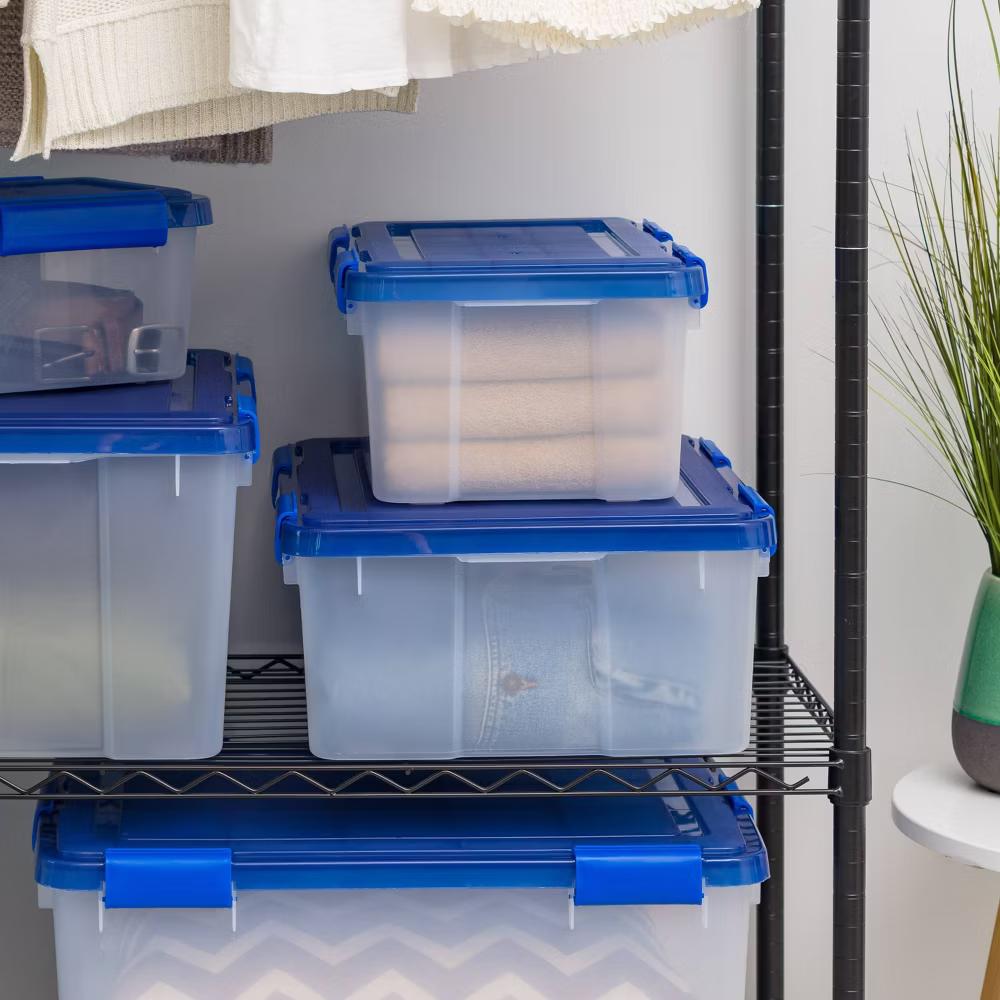 IRIS WeatherPro Plastic Storage Bin with Lid - Image 48