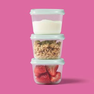 Snap & Store Square Food Storage Containers - 8 fl oz/4ct