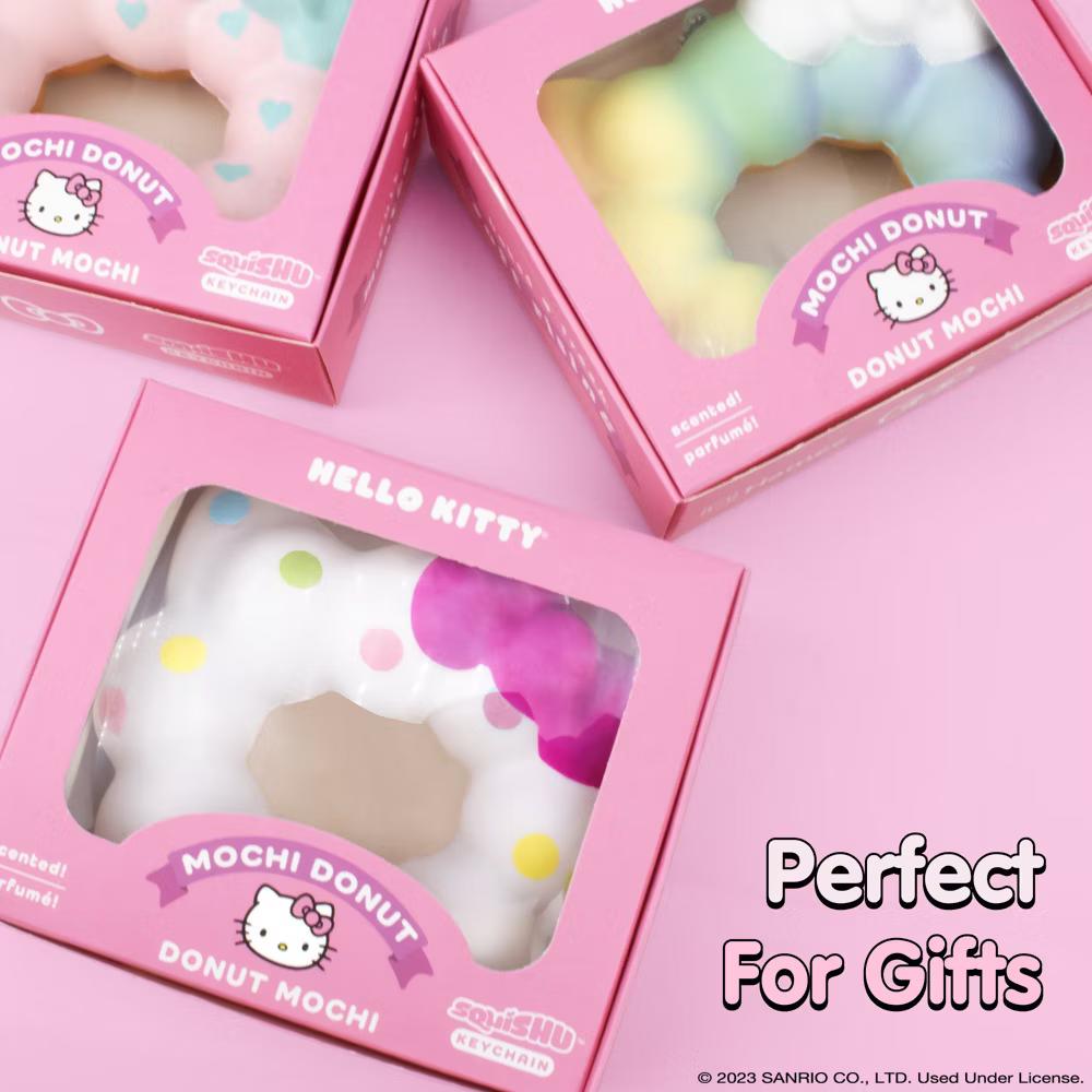 SquiSHU Squishy Toy Mochi Donut Slow Rising Soft Relief Stress Fidget Toy - Image 2