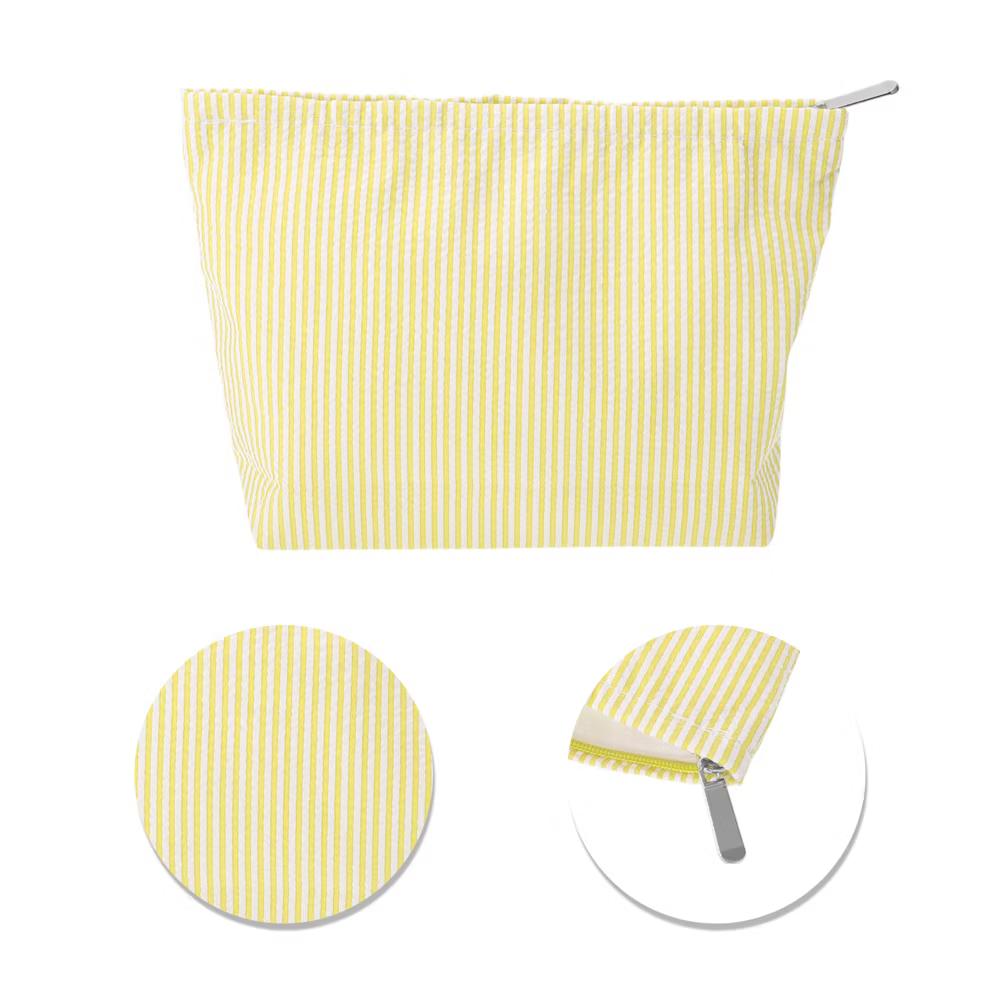 Seersucker Stripes Makeup Bag 1 Pc - Image 41