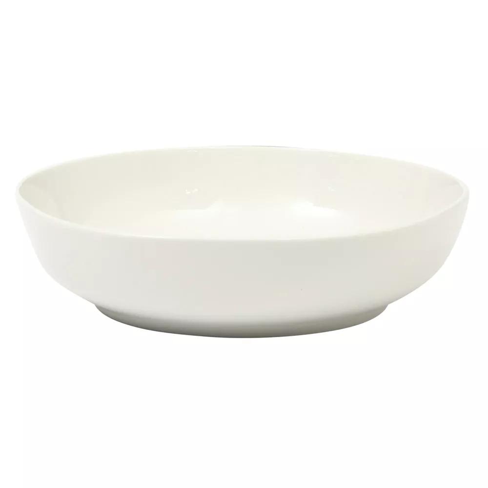 Lindendale 16 Piece Porcelain Ceramic Plates and Bowls Dishes Scratch and Chip Resistant Service for 4 Dinnerware Set - White - Image 9