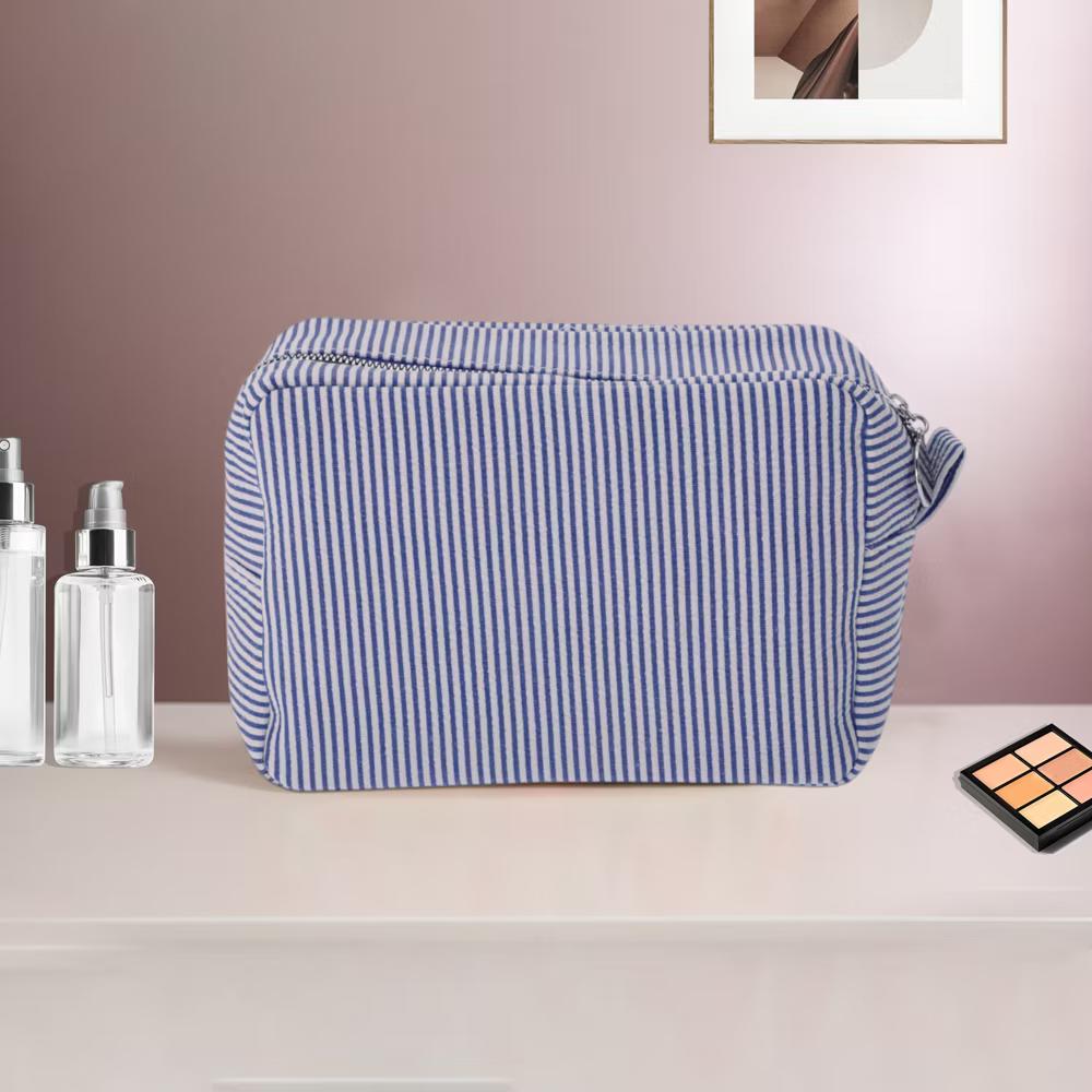 Large Striped Pattern Makeup Bag 1Pc - Image 23