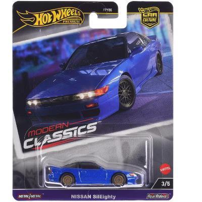 Nissan SilEighty Blue Metallic "Modern Classics" Series Diecast Model Car