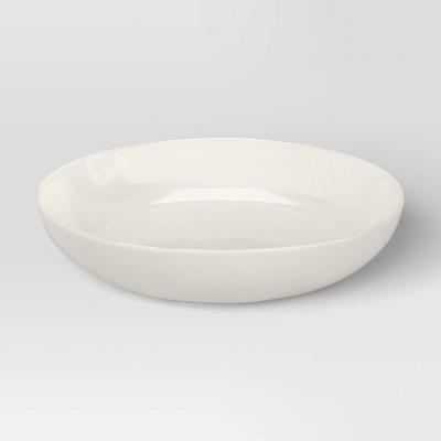 38.9oz New Stoneware Aralia Organic Dinner Bowl Sour Cream