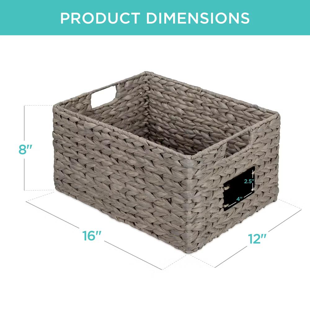 Set of Woven Water Hyacinth Baskets - Image 24