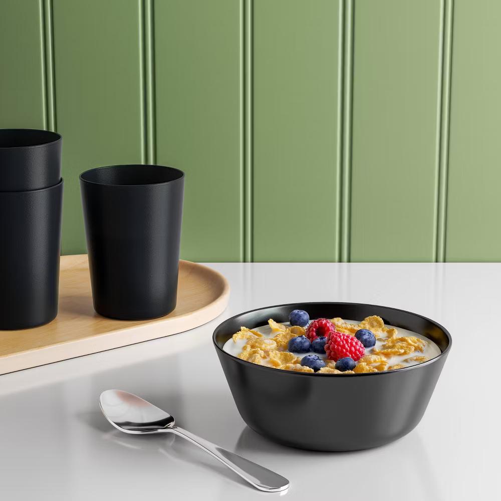 33.5 fl oz Cereal Bowl Black - Image 3