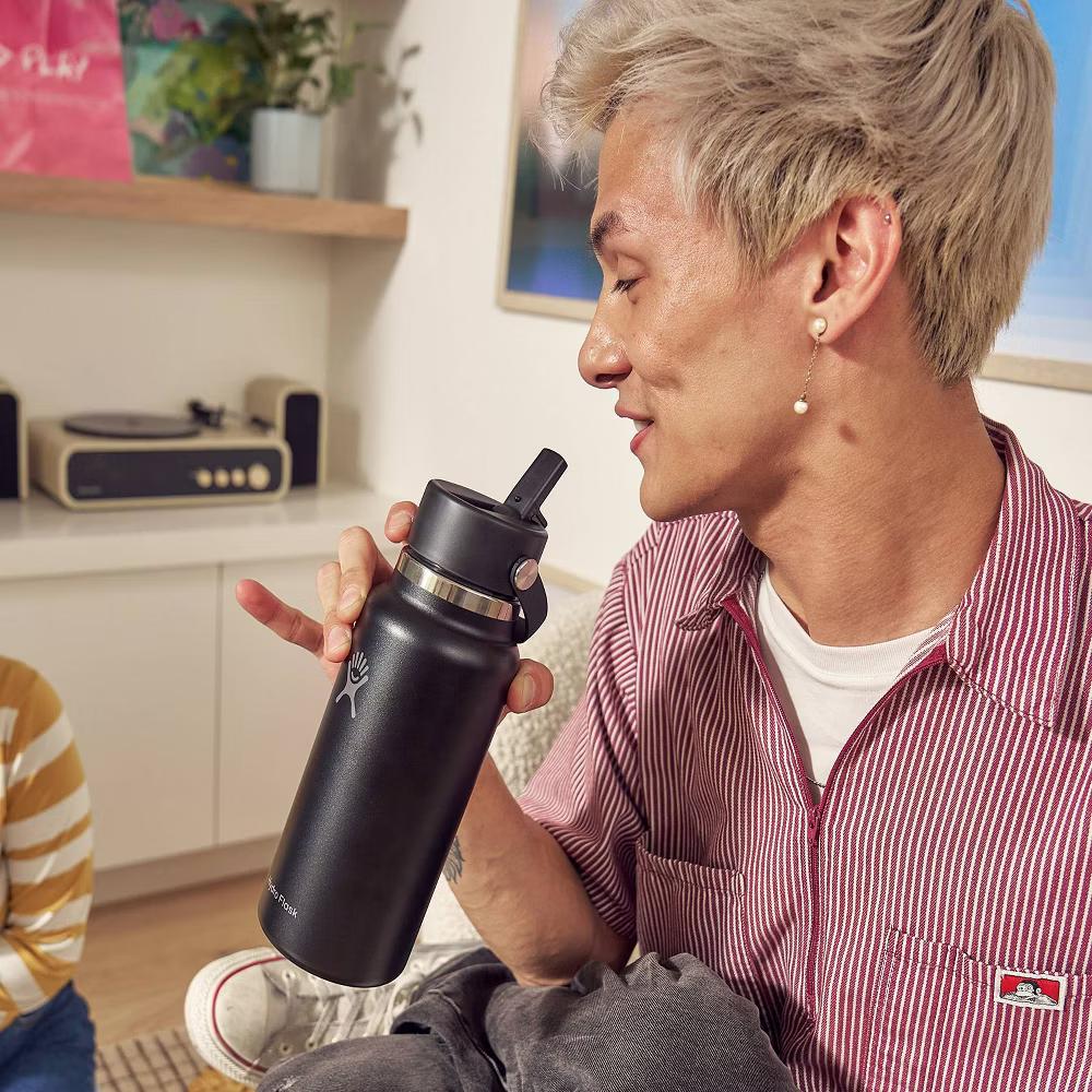 Hydro Flask Wide Mouth Flex Straw Bottle