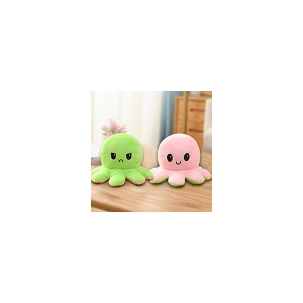 Link Moody Reversible Emotion Octopus Plushie Sad/Happy Express Your Emotions Moody Plush Toy Sensory Fidget Toy for Stress Relief - Image 7