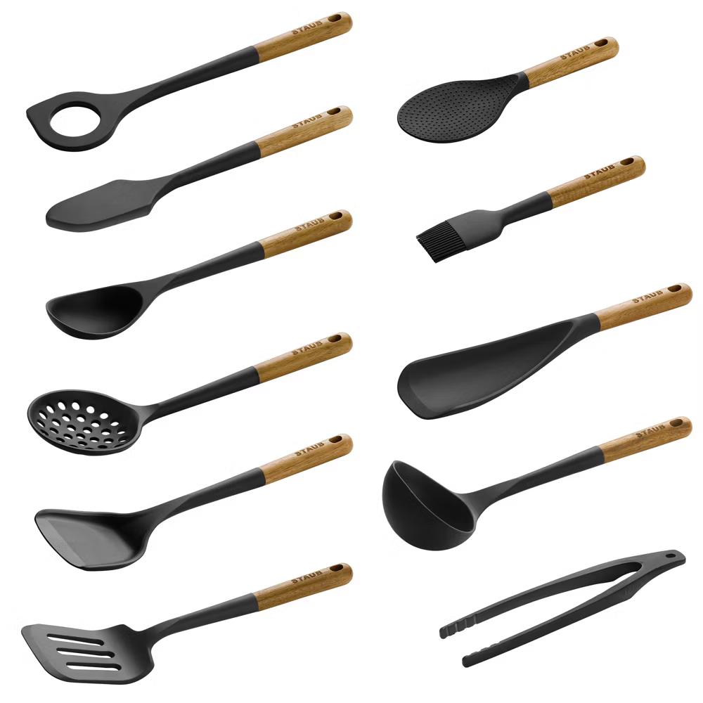 Staub Silicone with Wood Handle Cooking Utensil Sets - Image 2