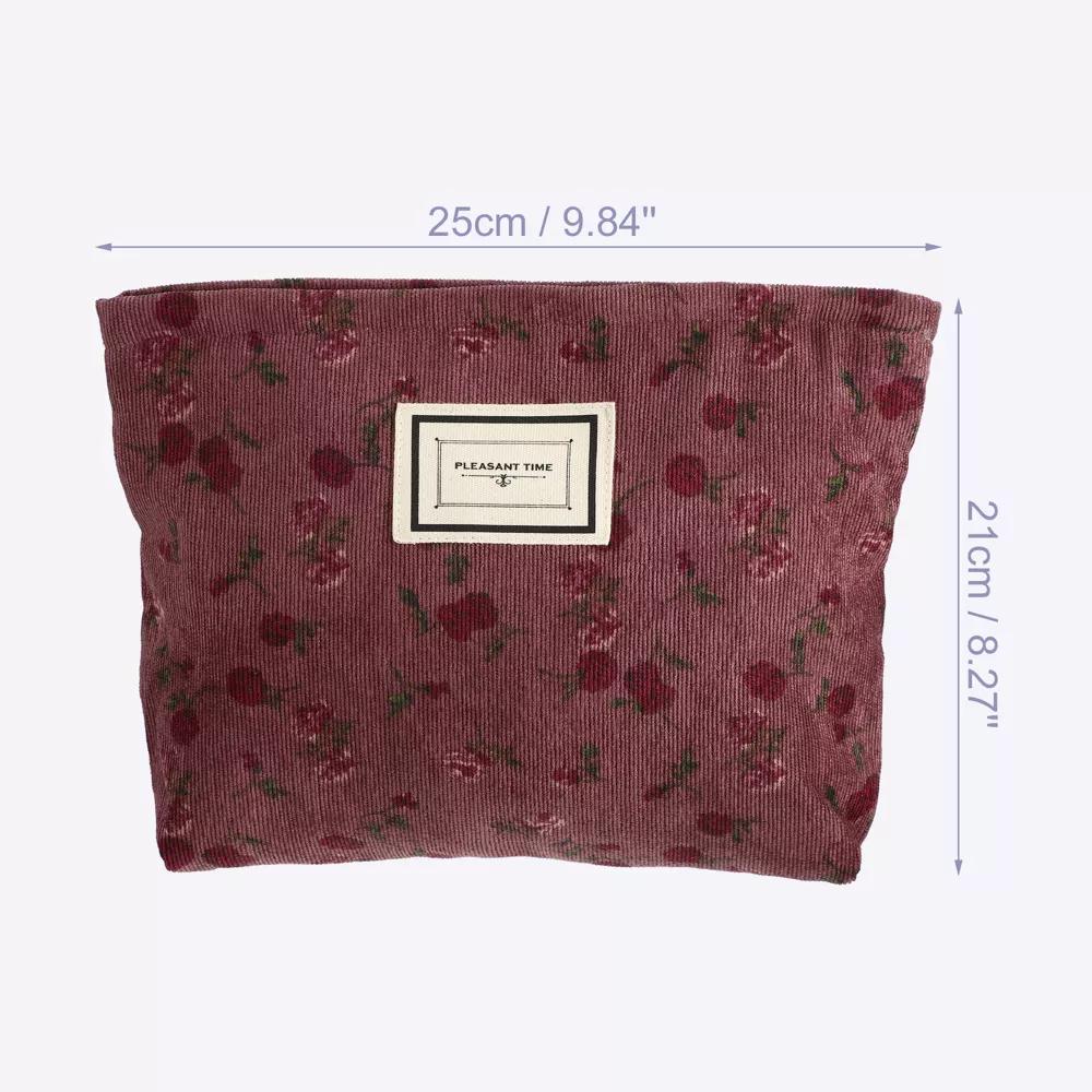 Women's Floral Zipper Flower Makeup Bags and Organizers 1 Pc - Image 11