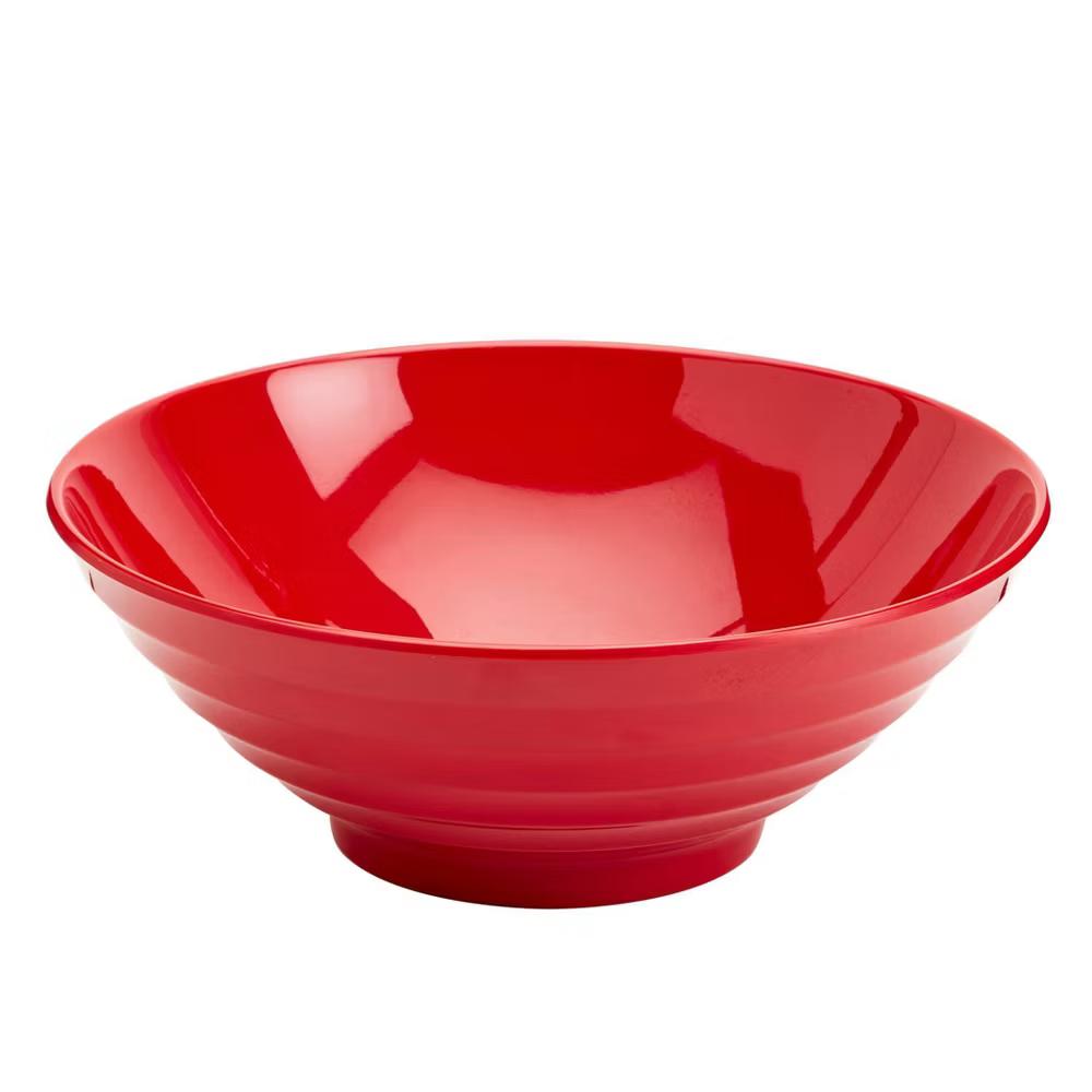 Infuse 4pc 8" Melamine Ramen Bowls Red - Image 7