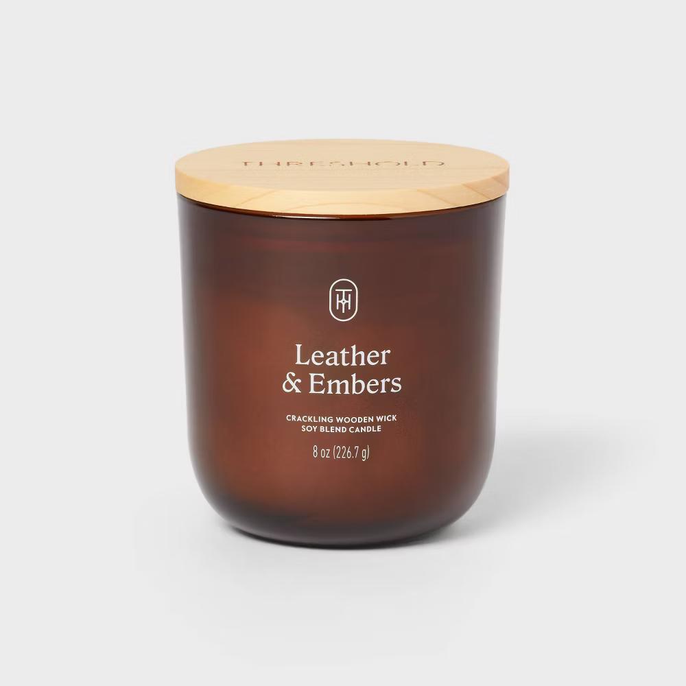 Glass Wooden Wick Jar Candle - Image 19
