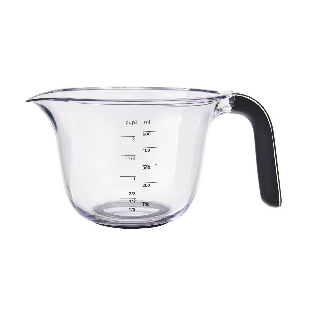 KitchenAid Set of 3 Measuring Cups: Plastic, Dishwasher-Safe, Easy-Pour Spout, 2, 1, & 4-Cup Stackable Design - Image 7