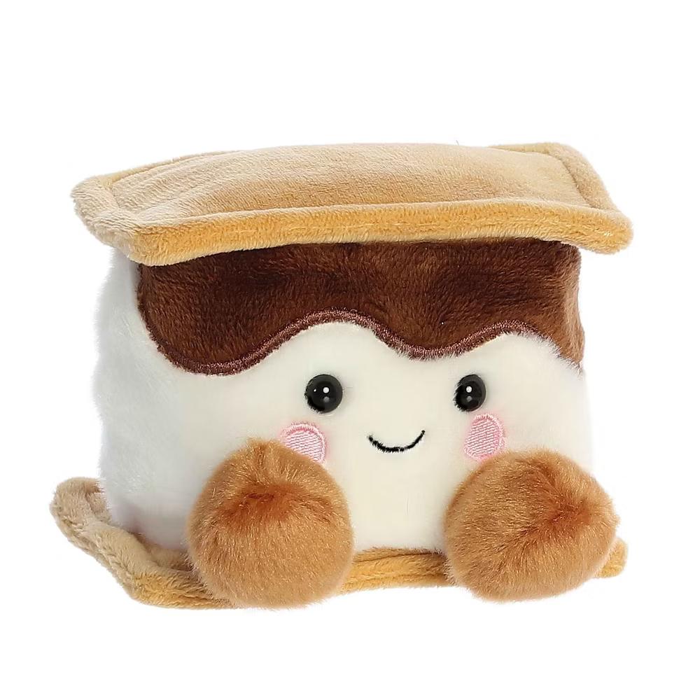 Mini Toastee S'more Palm Pals Adorable Stuffed Animal Brown 4.5" - Image 2