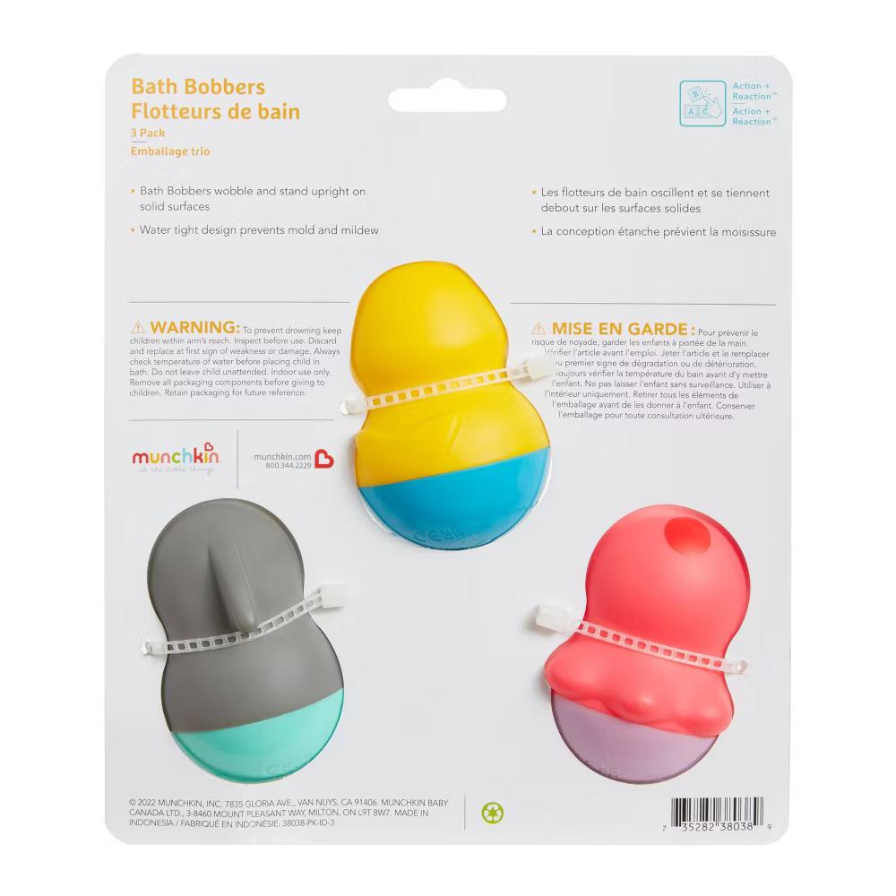 Bath Bobbers Floating Mold-Free Marine Animal Tub Toys for Babies & Toddlers: BPA-Free, Fine Motor Skills Development - Image 5