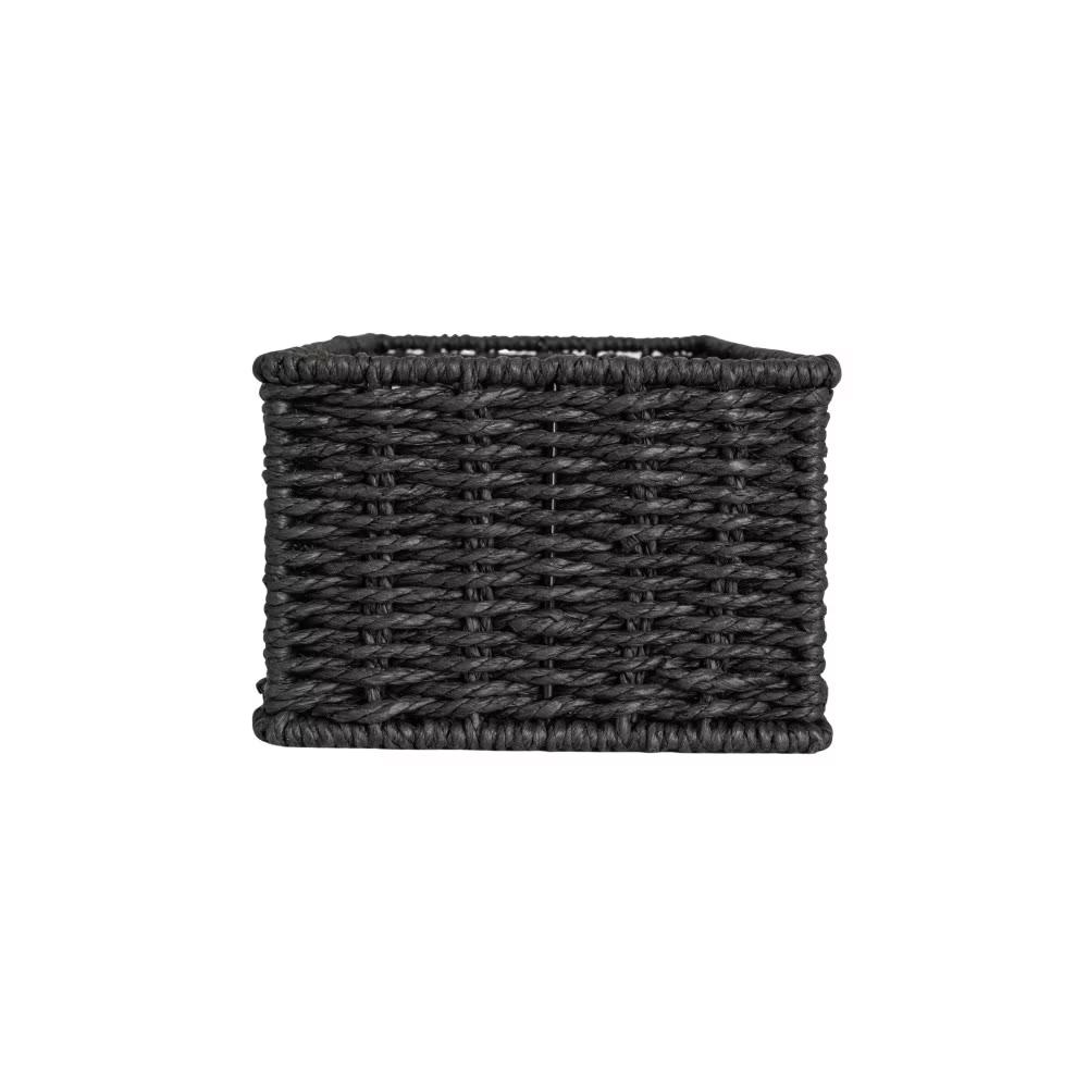 Handwoven Seagrass Rectangular Storage Basket - Image 2