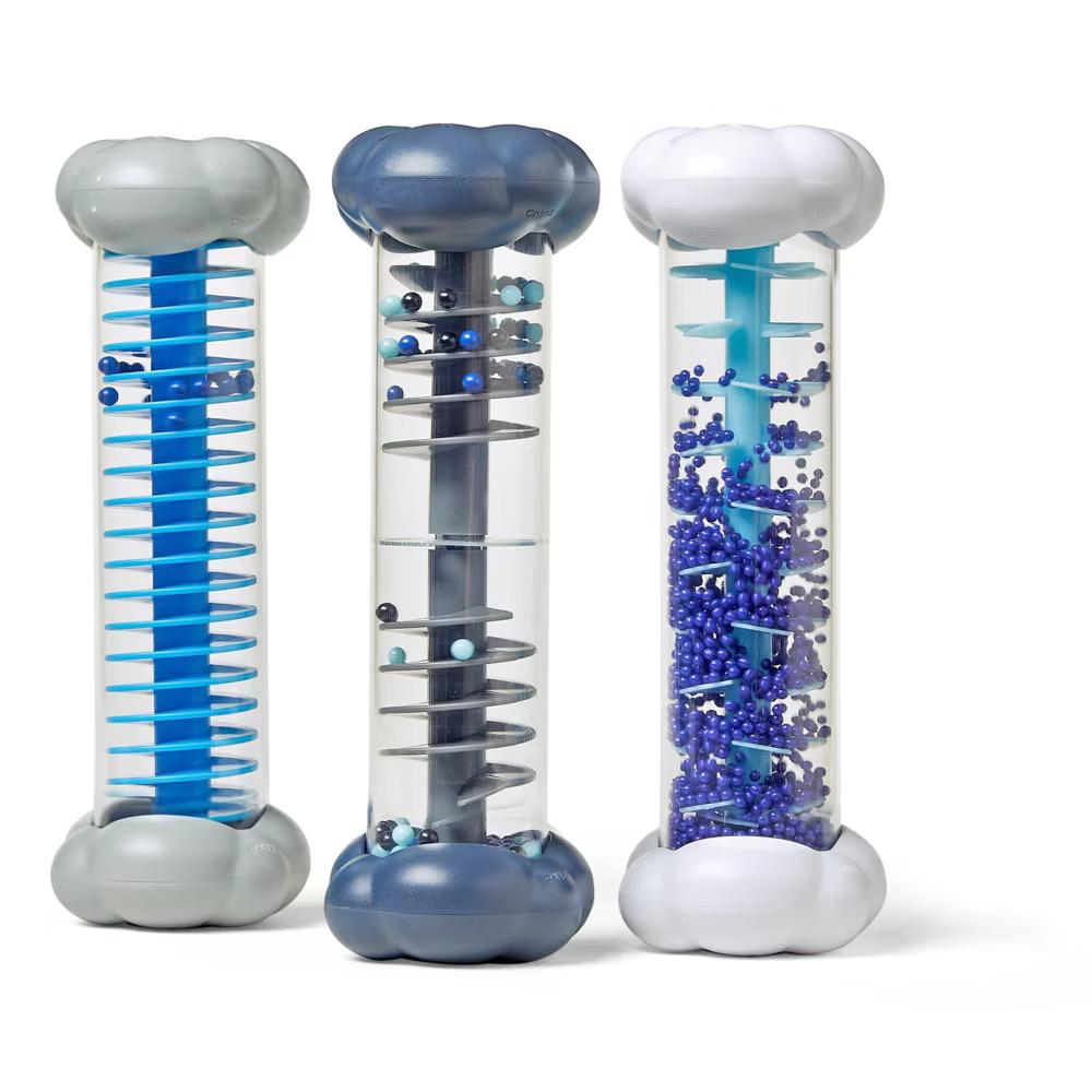 hand2mind Sounds of Rain Sensory Tubes: Emotional Development Learning Toys for Babies and Toddlers - Image 2