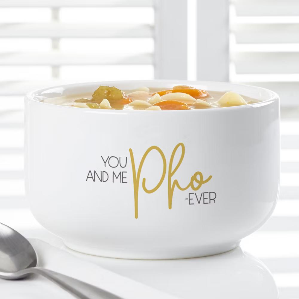 Personalization Mall Soup Puns Personalized 14 oz. Soup Bowl - Image 2