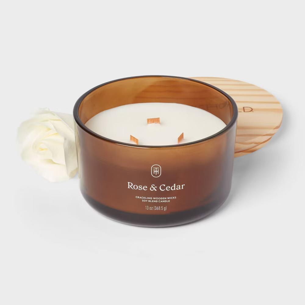 Glass Wooden Wick Jar Candle - Image 75
