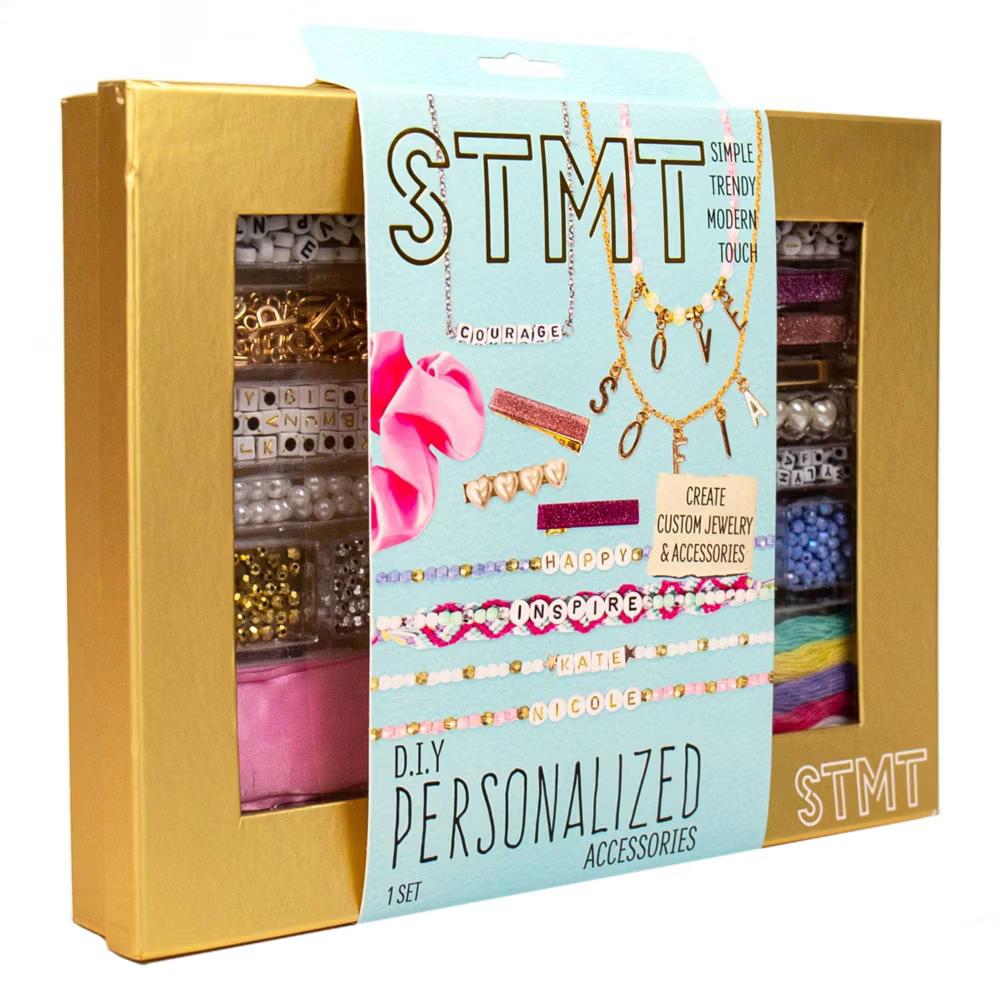 DIY Personalized Accessories Kit - STMT: Beads Bracelet & Craft Kit for Girls, 672 Pieces, Gift for 8 Year Olds - Image 2