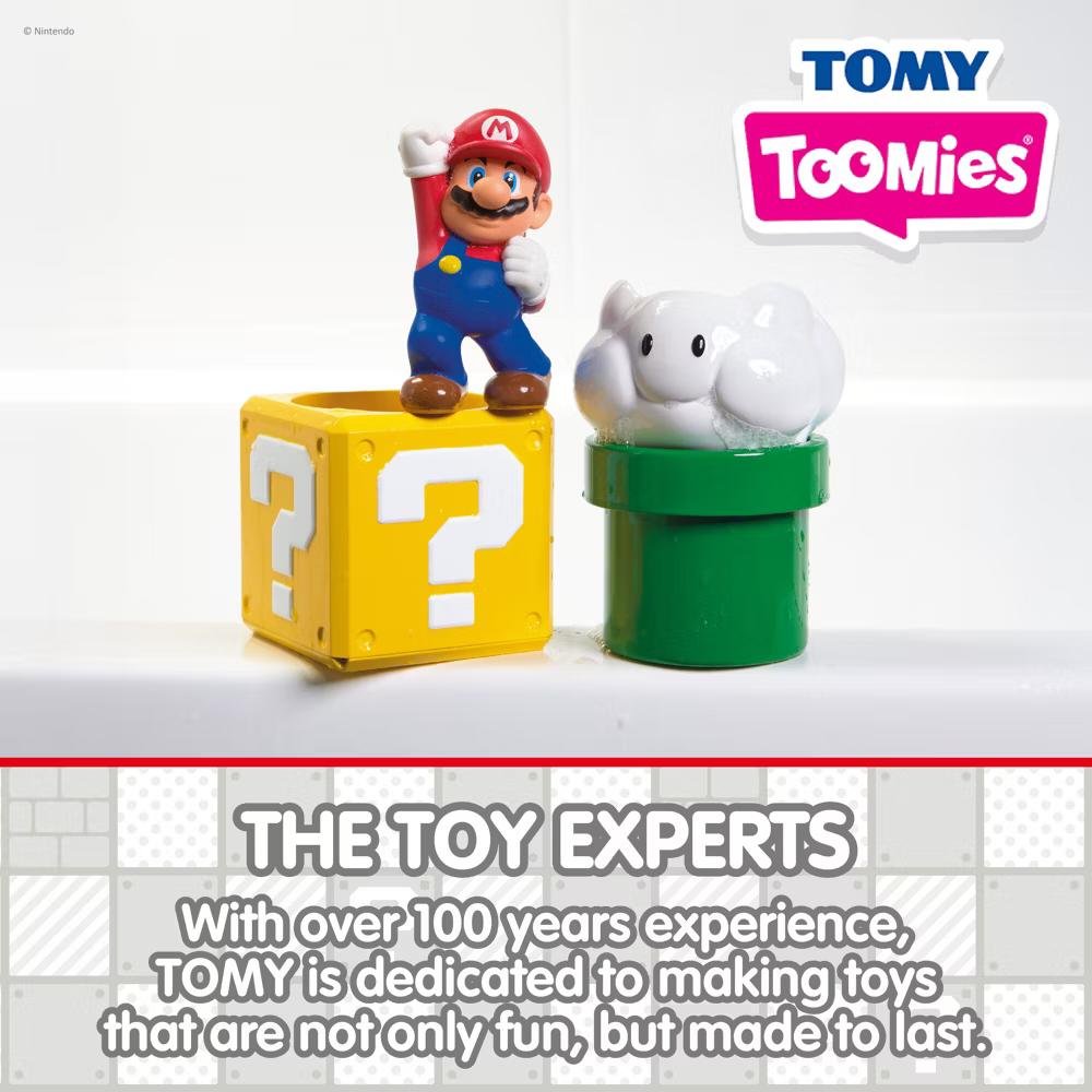 Tomy Toomies My Mario Pour and Nest Bath Toys Set - 4pc - Image 8