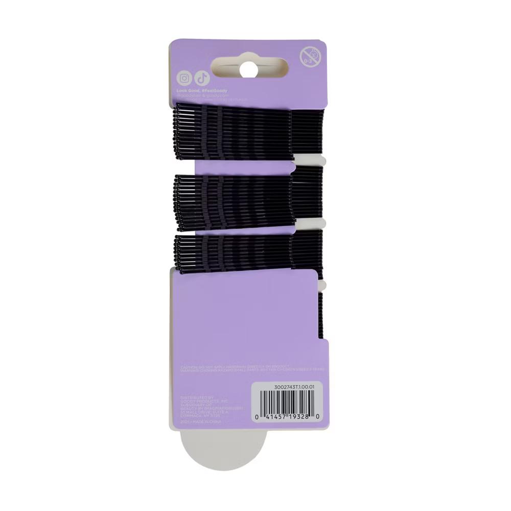 Black Hair Bobby - 100ct: For All Hair Types, Iron Material, Hair Clip Included - Image 7