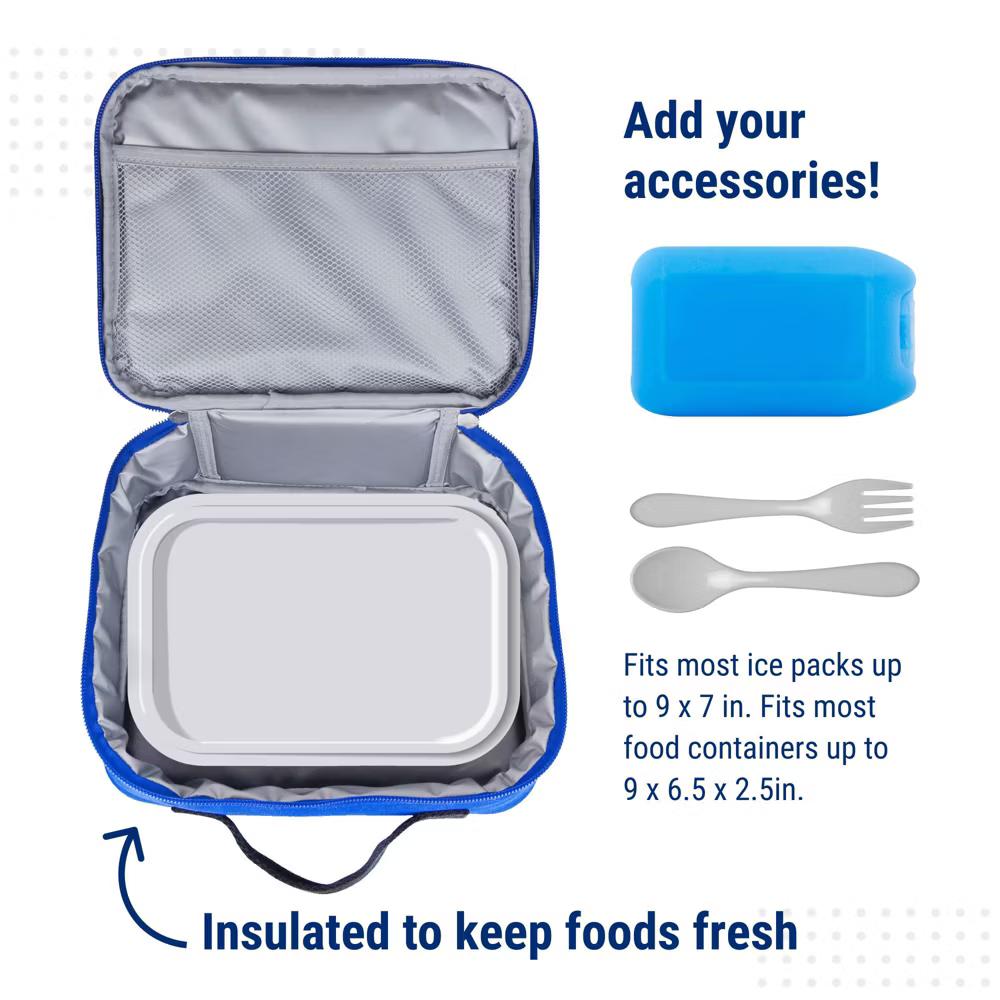 Wildkin MLB Major League Baseball Insulated Lunch Box – Durable and Reusable for School & Travel - Image 64