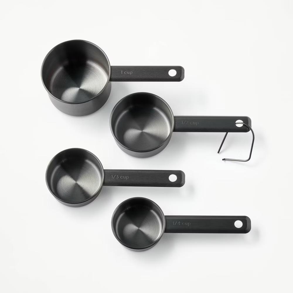 4pc Stainless Steel Measuring Cups - Image 3