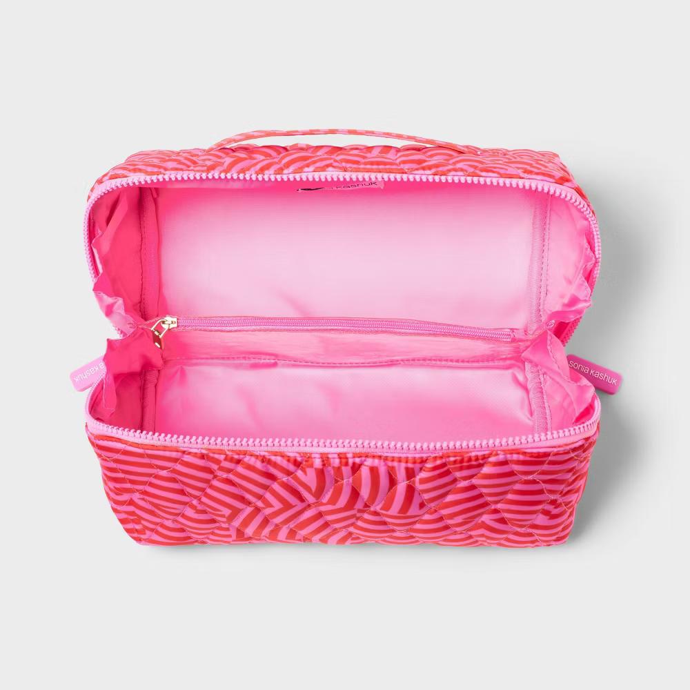 Diagonal-Zip Makeup Bag - Image 8