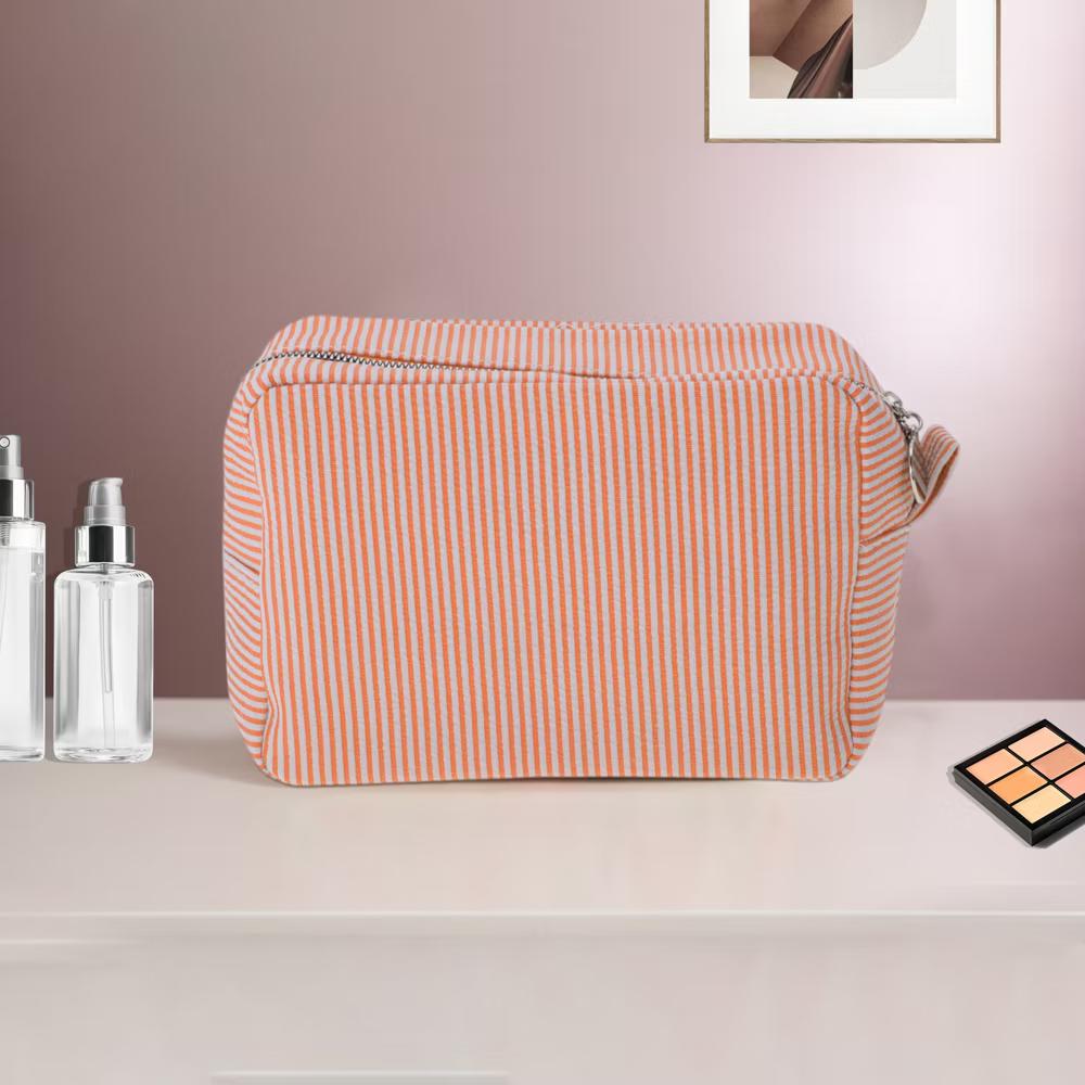 Large Striped Pattern Makeup Bag 1Pc - Image 30