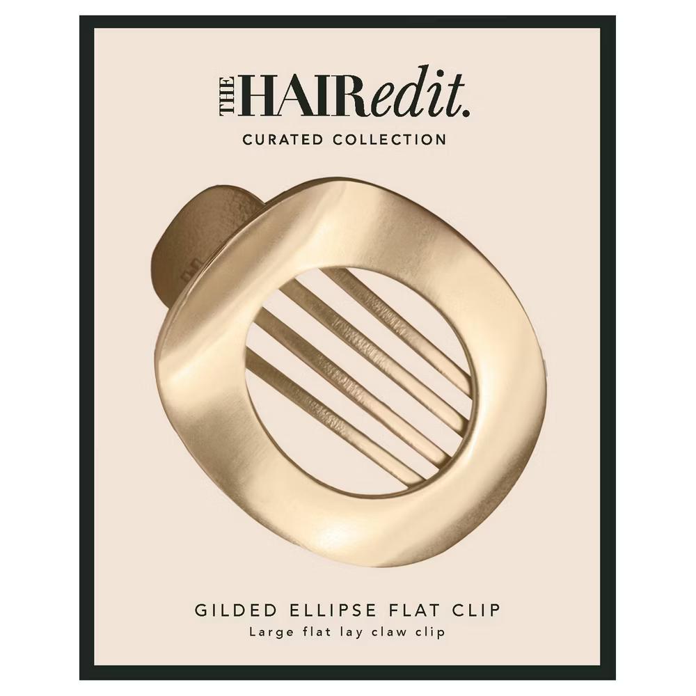 The Hair Edit Gilded Ellipse Flat Lay Claw Clip - Image 2