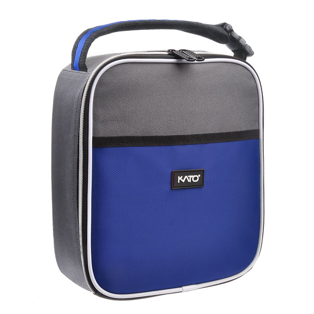 Small Insulated Lunch Tote Bag for Adult Kid, Leak-proof Portable Lunch Box for Man Woman with Dual Zipper Closure, 8.5x4x9.5 Inches - Image 8