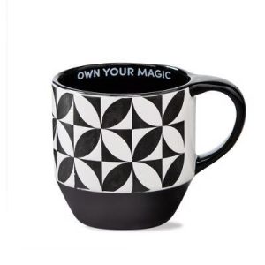 Own Your Magic Mug Black Earthenware Everyday