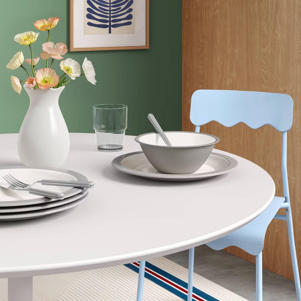 10.5" Plastic Dinner Plate with Decal - Image 3