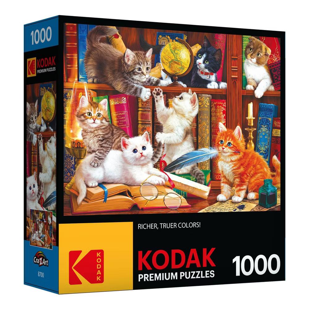 Kodak Premium Library Mischief Jigsaw Puzzle - 1000pc