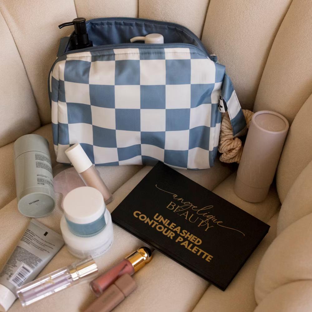 Waterproof Makeup Bag – Portable Travel Cosmetic Organizer with Handle and Secure Zipper - Image 20