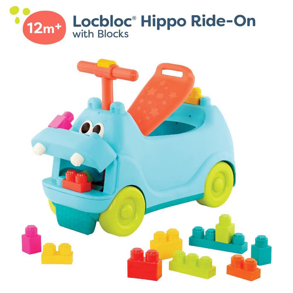 Ride On Toy with Blocks - Ride & Chomp: Educational Kids Pedal and Push Vehicle - Image 5