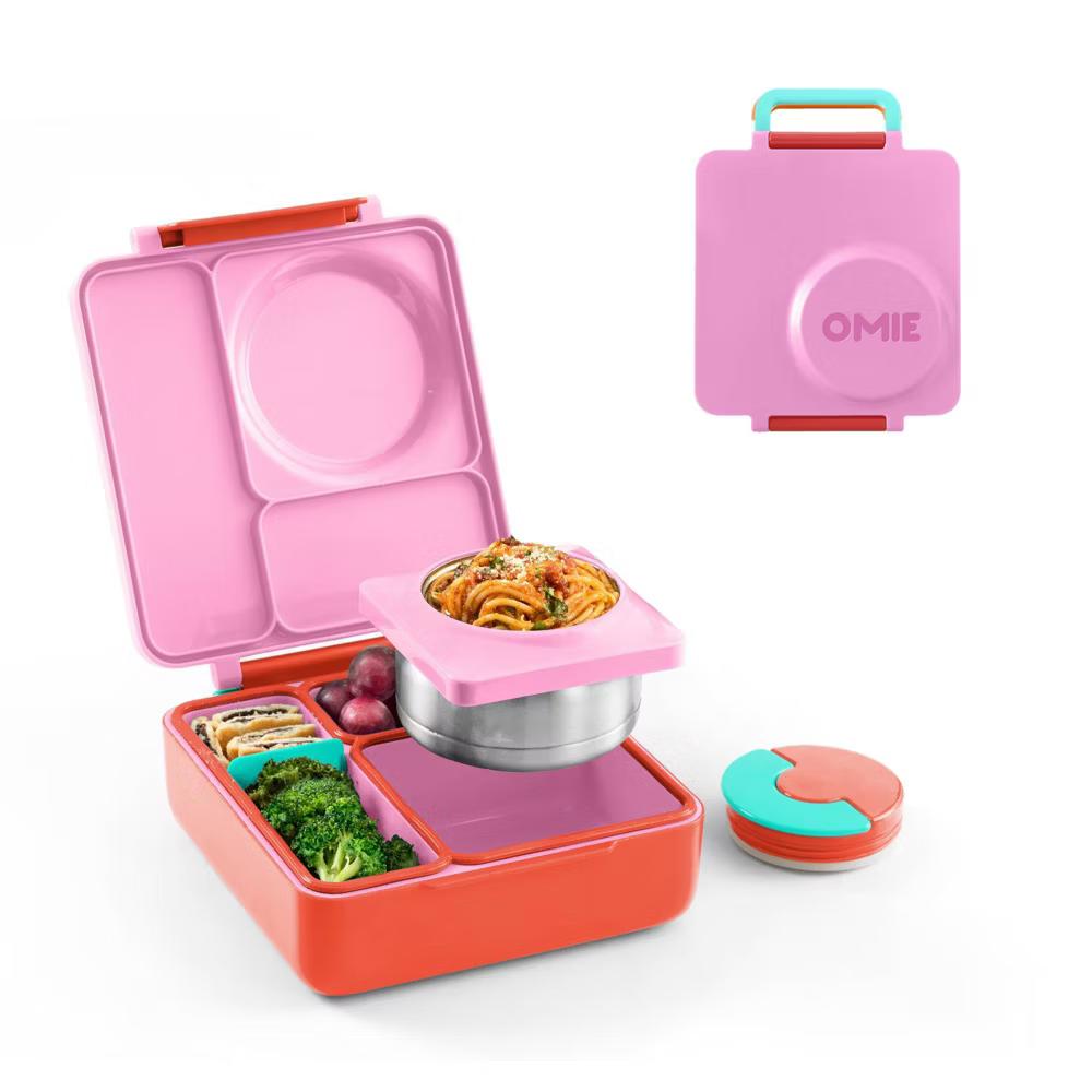 OMIEBox Insulated Bento Lunch Box with Leakproof Thermos Food Jar 3 Compartments - Image 52
