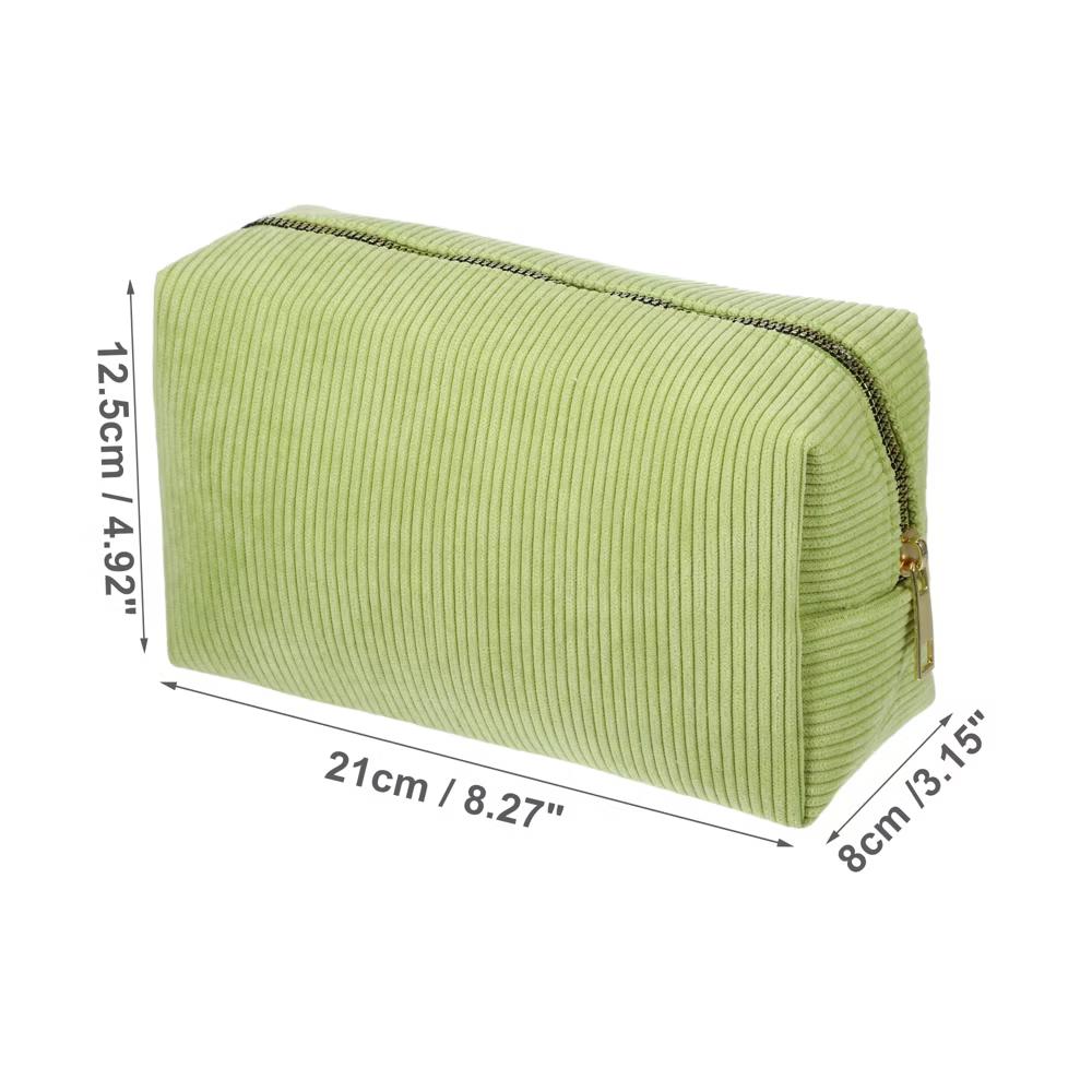Durable Solid Color Cosmetic Bag 1 Pc - Image 6