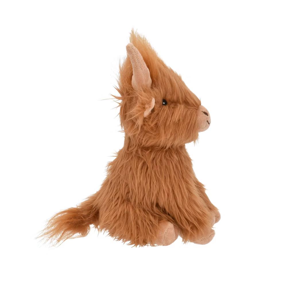 8" Highland Cow Interactive Plush Dog Toy: All Ages, Occupy, Cuddle - Image 3