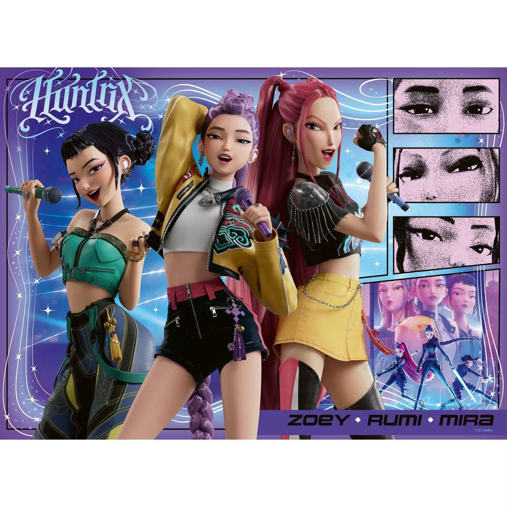 KPop Demon Hunters Happy fans happy Honmoon! Jigsaw Puzzle - 100pc - Image 3