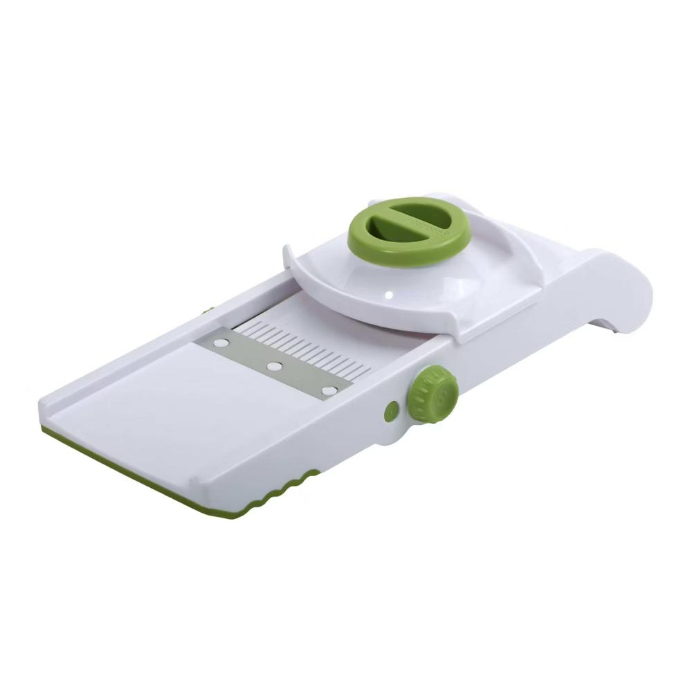 Ready Mandoline Slicer: Kitchen Tool, Plastic & Stainless Steel, Hand Wash, Green & Silver - Image 3