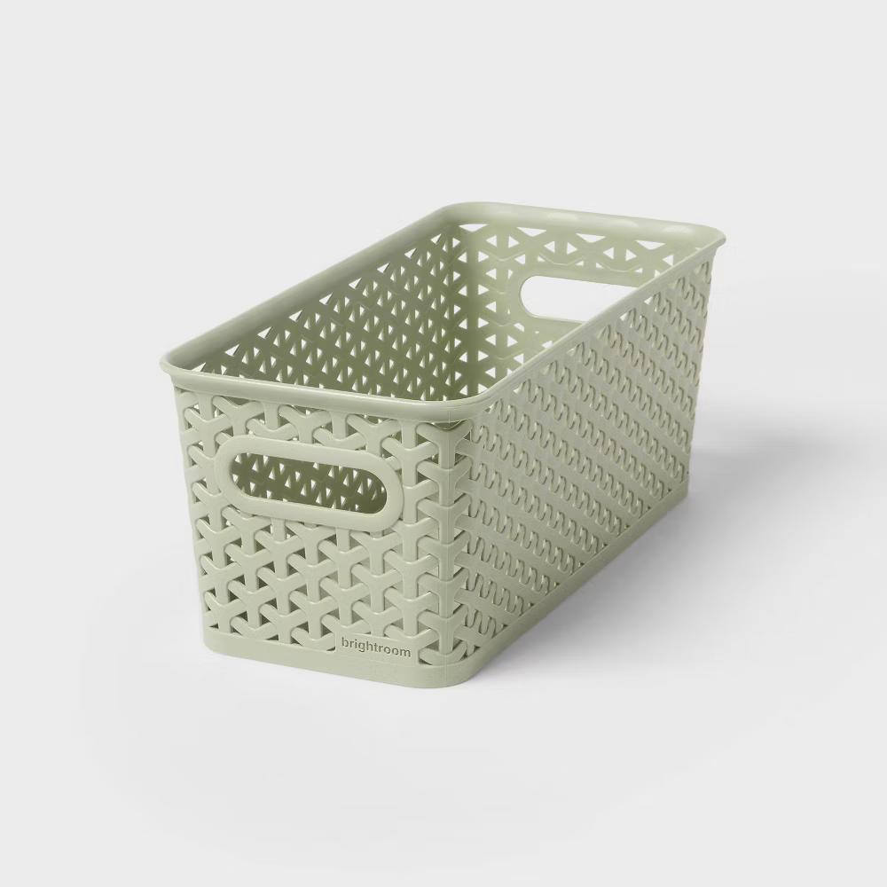 Y-Weave Half Medium Decorative Storage Basket - Image 25