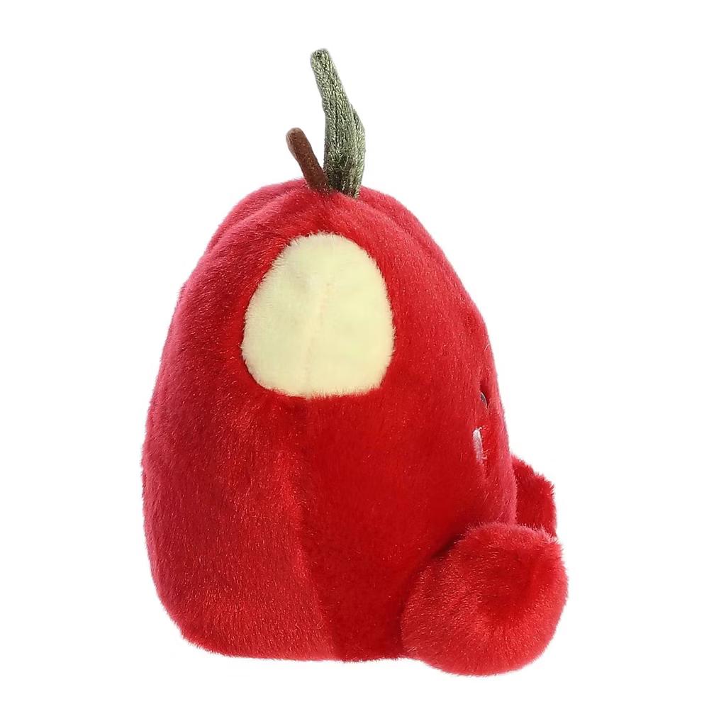 Mini Crisp Red Apple Palm Pals Adorable Stuffed Animal Red 5" - Image 3