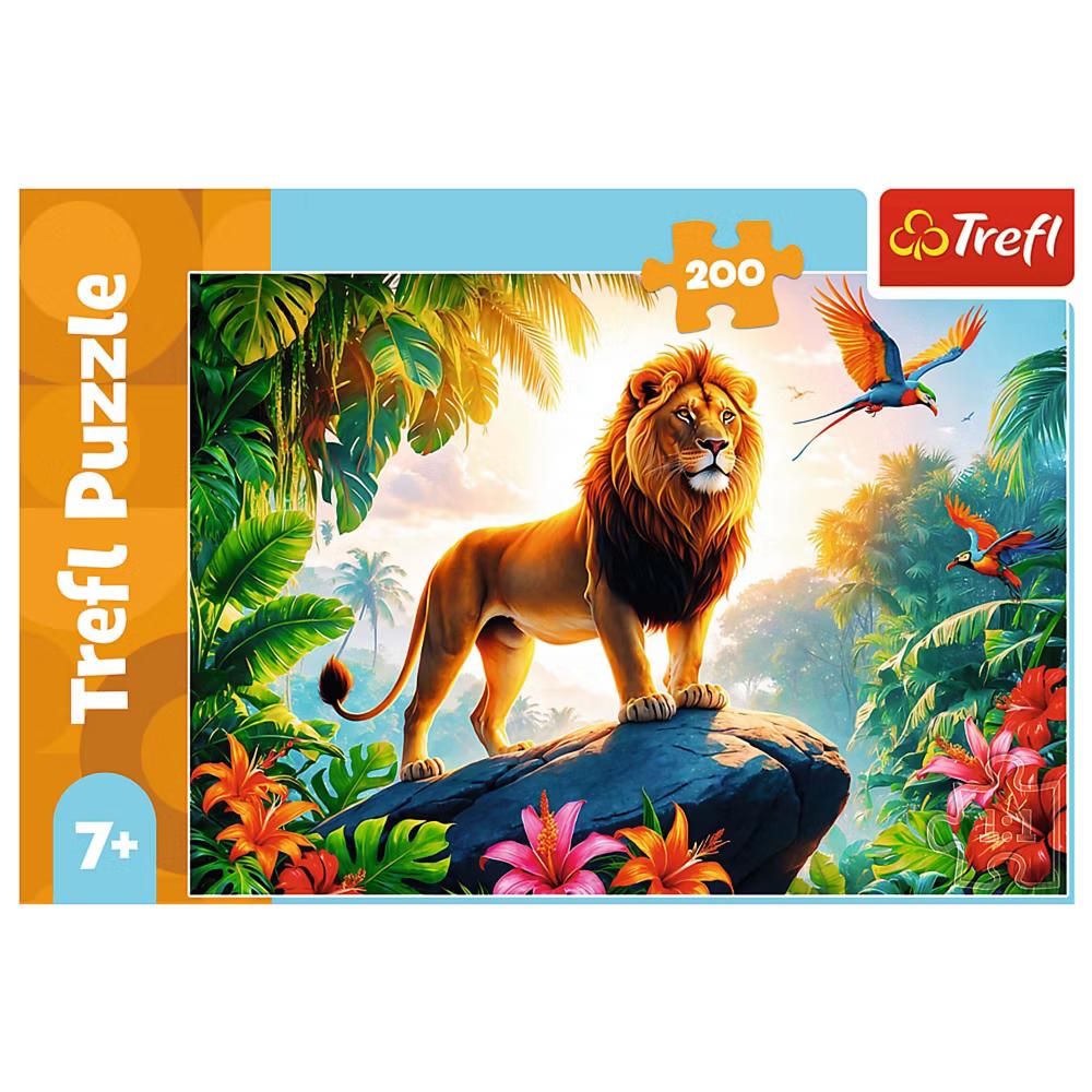 Kids King of the Jungle 200 Piece Puzzle - Image 2