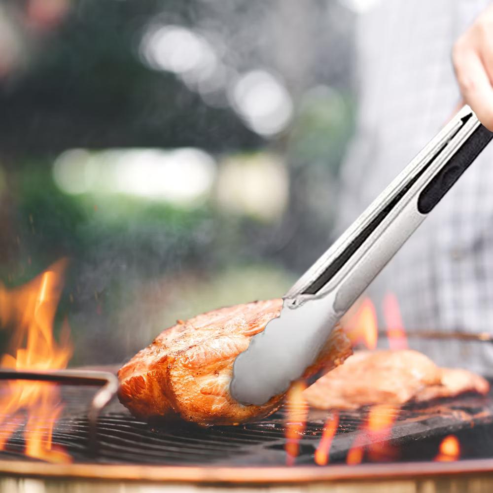 7-Piece Stainless Steel Griddle Tool Kit and Grill Accessories - Image 7