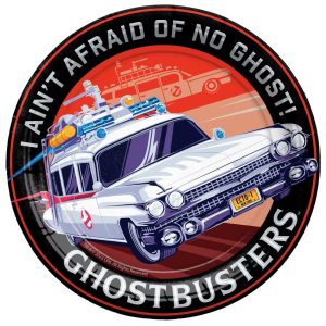 Treasures Gifted Ghostbusters Dessert Plates 7in - Disposable Paper Plates - Ghostbusters Birthday Party Supplies