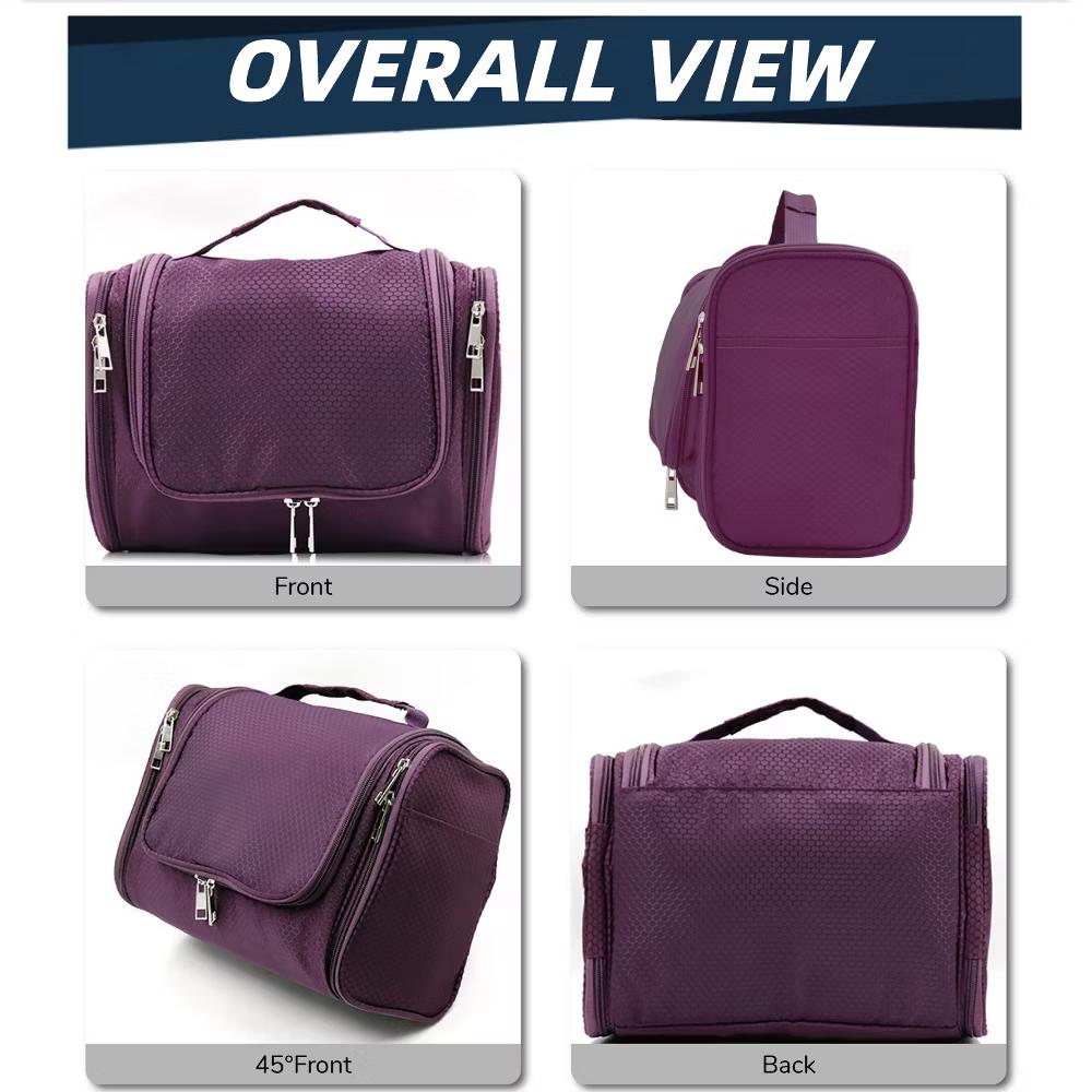 Large Capacity Toiletry Bag for Women and Men, Hanging Toiletry Organizer Cosmetics Makeup Bag - Image 73