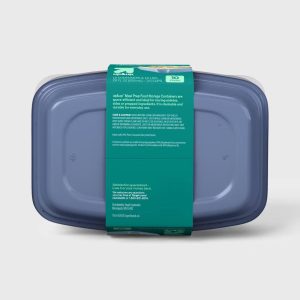 28oz 20pc Meal Prep Food Storage Containers - Rectangle - 3.5 cup single compartment - 10pk